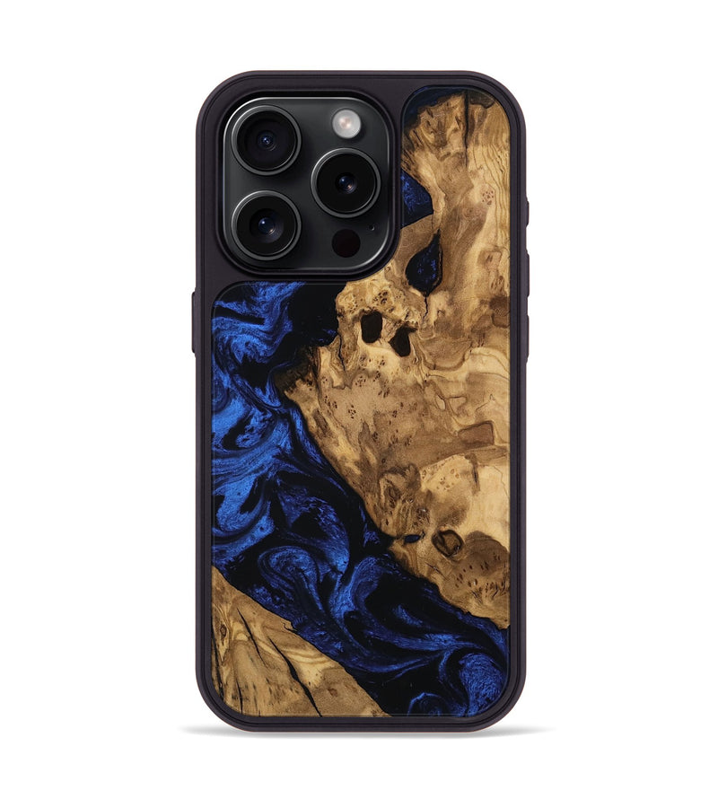 iPhone 15 Pro Wood Phone Case - Liberty (Ancient Olive, 801692)