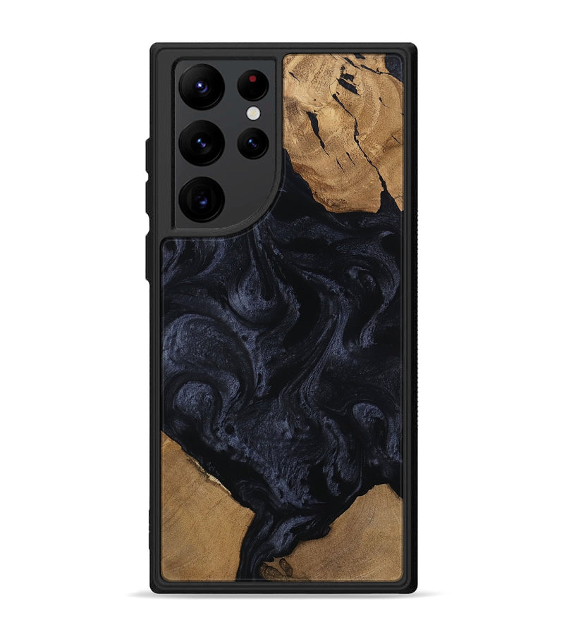 Galaxy S22 Ultra Wood Phone Case - Cannon (Ancient Olive, 801693)