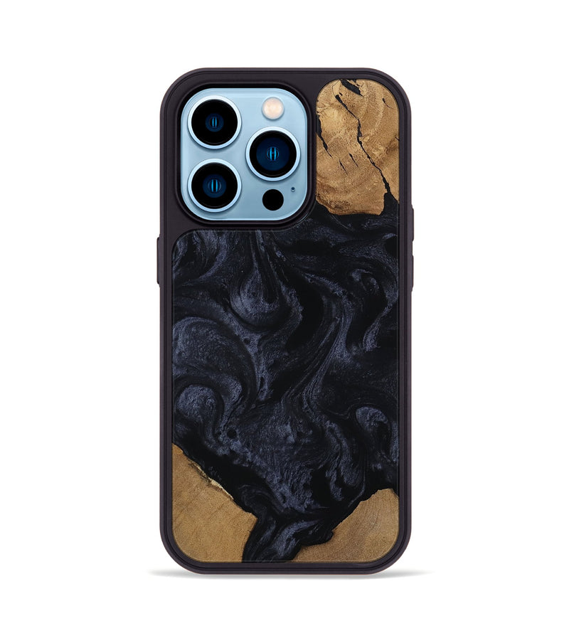 iPhone 14 Pro Wood Phone Case - Cannon (Ancient Olive, 801693)