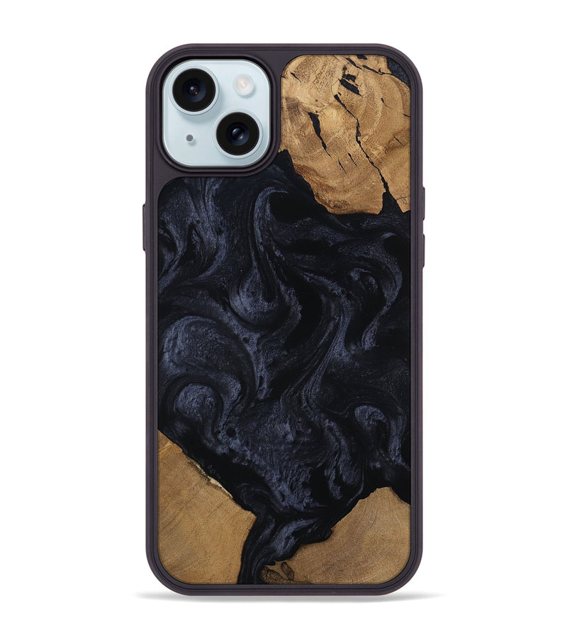 iPhone 15 Plus Wood Phone Case - Cannon (Ancient Olive, 801693)