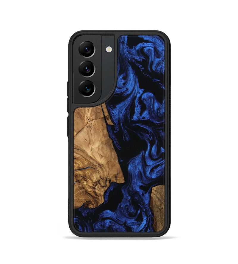 Galaxy S22 Wood Phone Case - Aries (Ancient Olive, 801694)