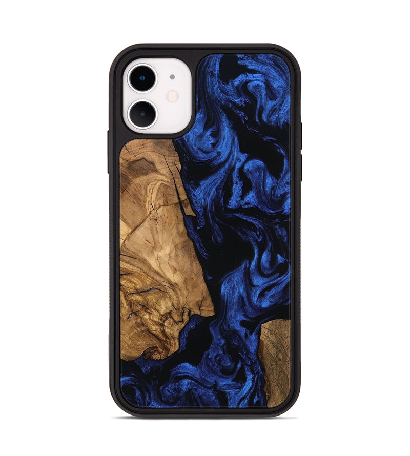 iPhone 11 Wood Phone Case - Aries (Ancient Olive, 801694)