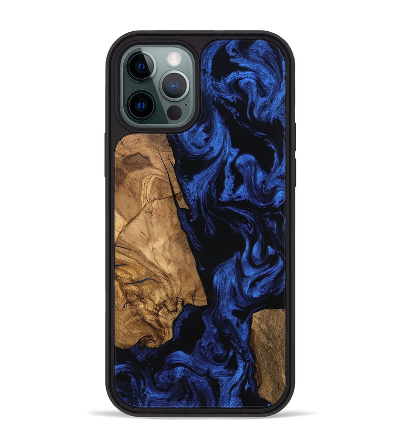 iPhone 12 Pro Max Wood Phone Case - Aries (Ancient Olive, 801694)