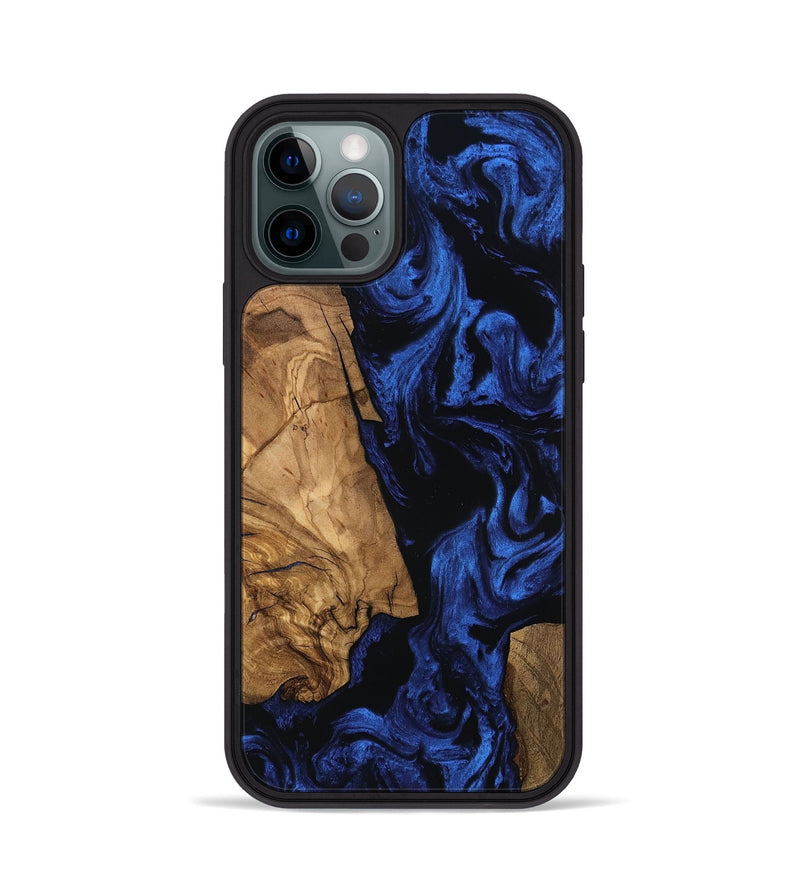 iPhone 12 Pro Wood Phone Case - Aries (Ancient Olive, 801694)