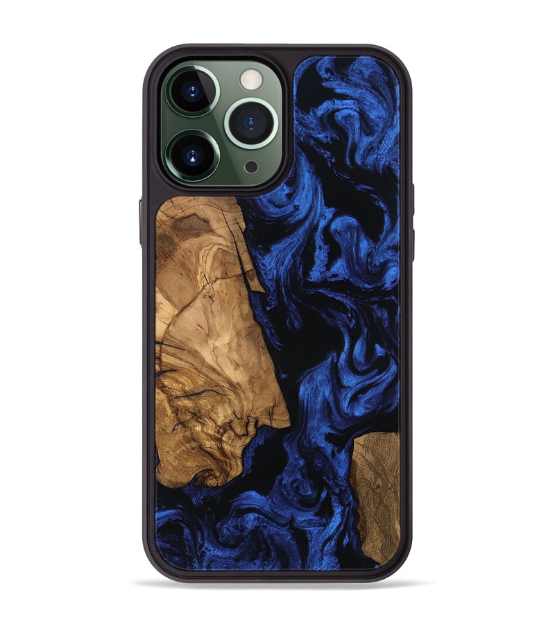 iPhone 13 Pro Max Wood Phone Case - Aries (Ancient Olive, 801694)