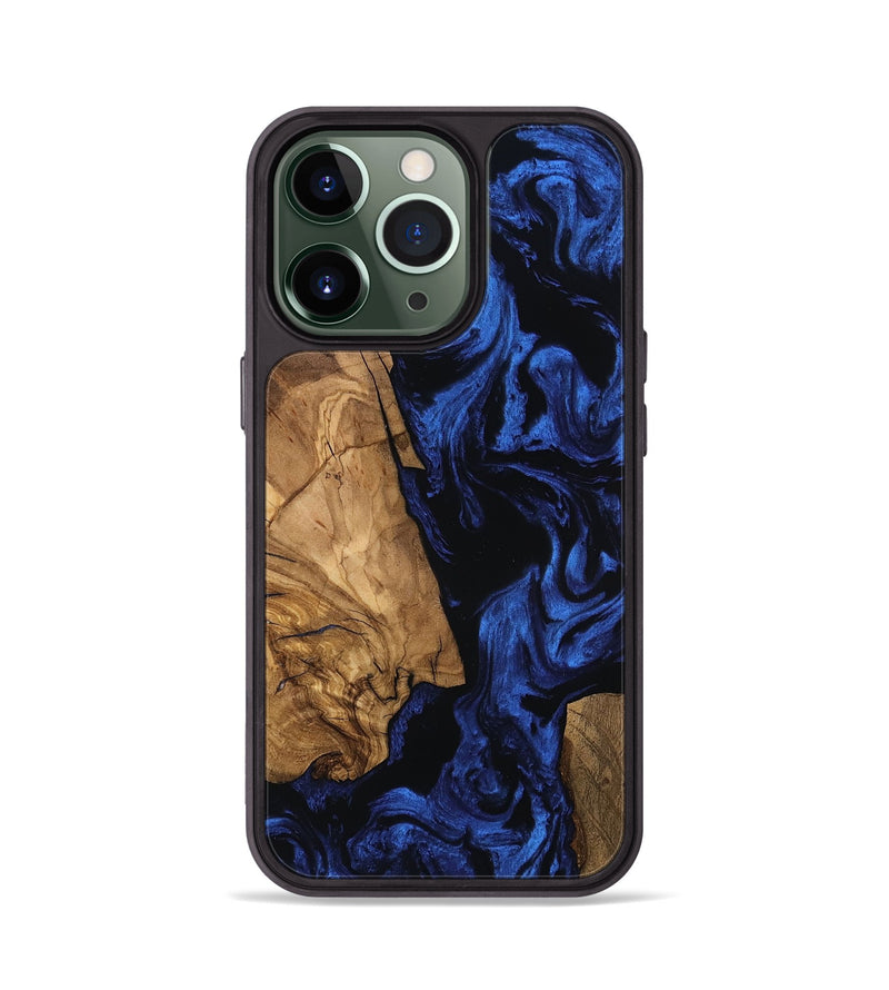 iPhone 13 Pro Wood Phone Case - Aries (Ancient Olive, 801694)