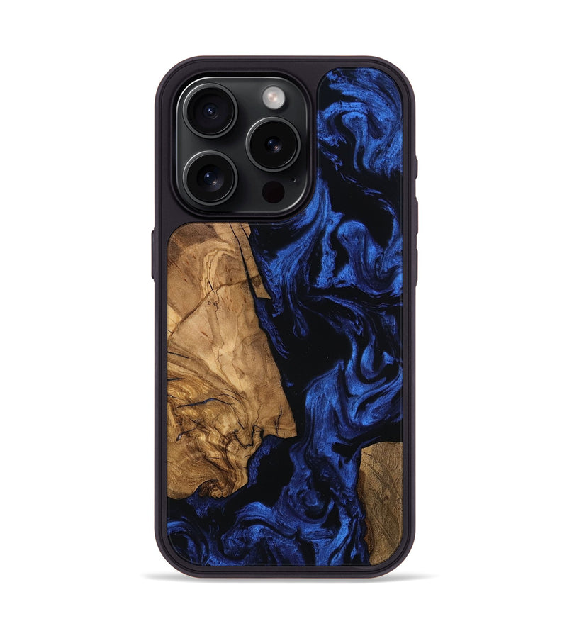 iPhone 15 Pro Wood Phone Case - Aries (Ancient Olive, 801694)