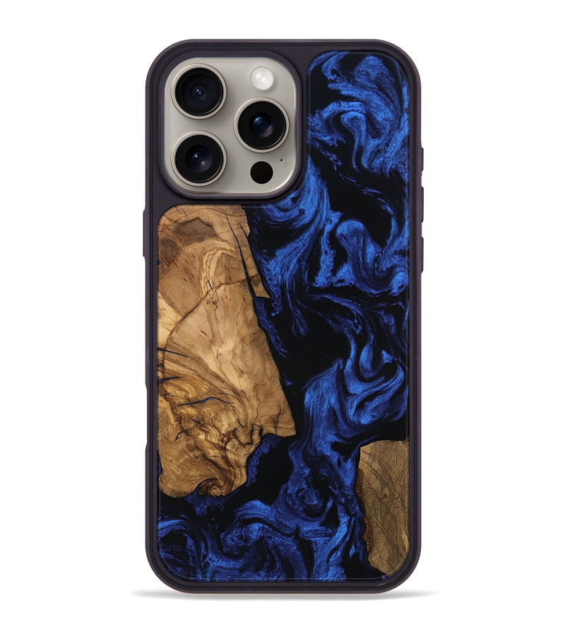 iPhone 16 Pro Max Wood Phone Case - Aries (Ancient Olive, 801694)