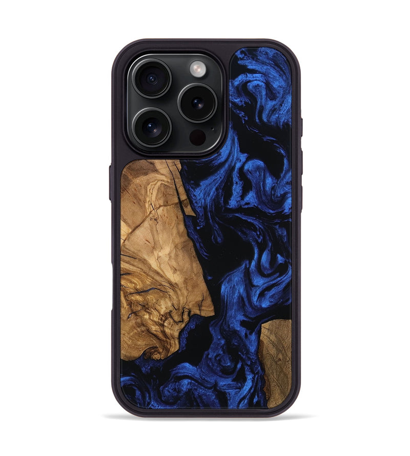 iPhone 16 Pro Wood Phone Case - Aries (Ancient Olive, 801694)
