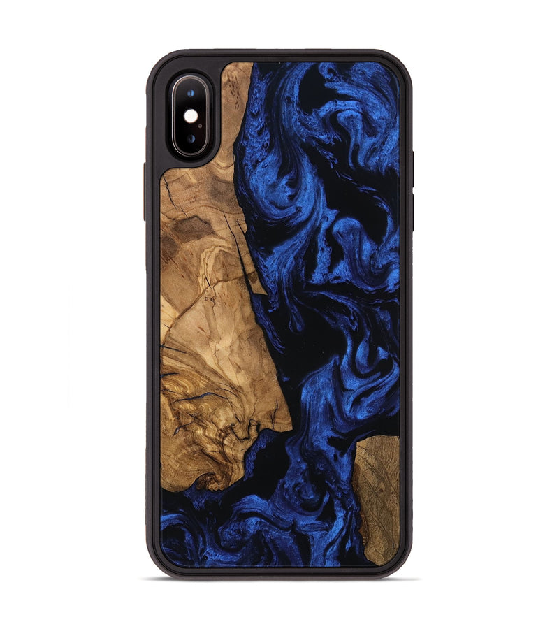 iPhone Xs Max Wood Phone Case - Aries (Ancient Olive, 801694)