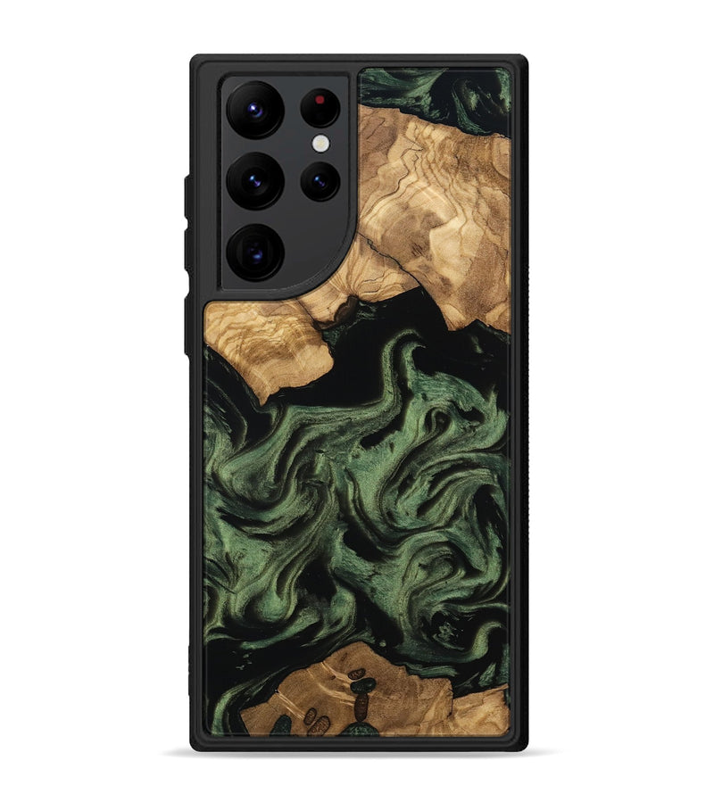 Galaxy S22 Ultra Wood Phone Case - Eugene (Ancient Olive, 801695)
