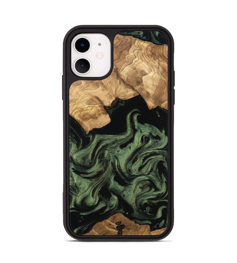 iPhone 11 Wood Phone Case - Eugene (Ancient Olive, 801695)