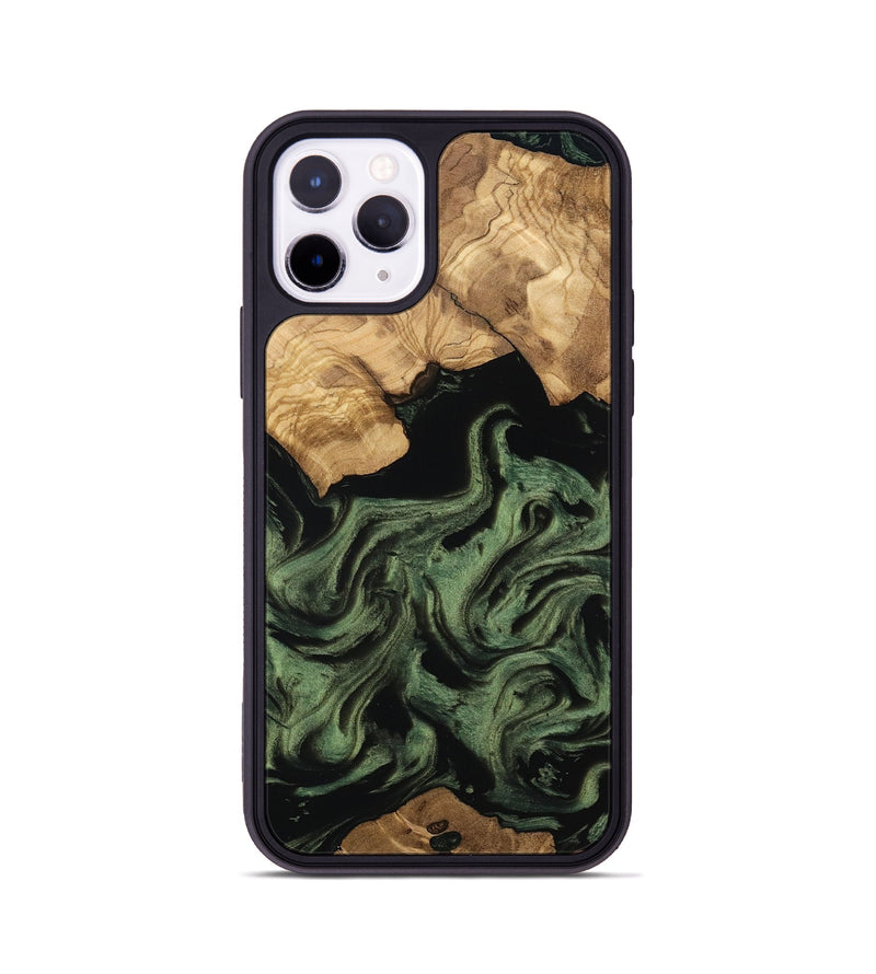iPhone 11 Pro Wood Phone Case - Eugene (Ancient Olive, 801695)