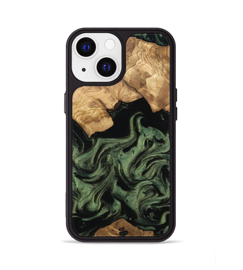 iPhone 13 Wood Phone Case - Eugene (Ancient Olive, 801695)