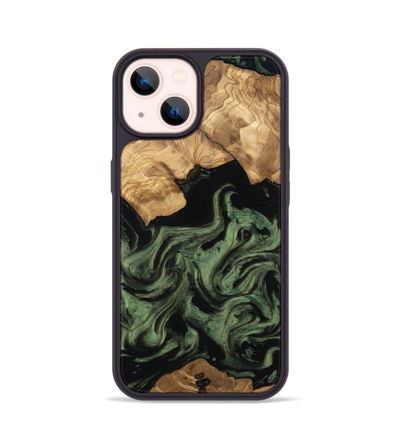 iPhone 14 Wood Phone Case - Eugene (Ancient Olive, 801695)