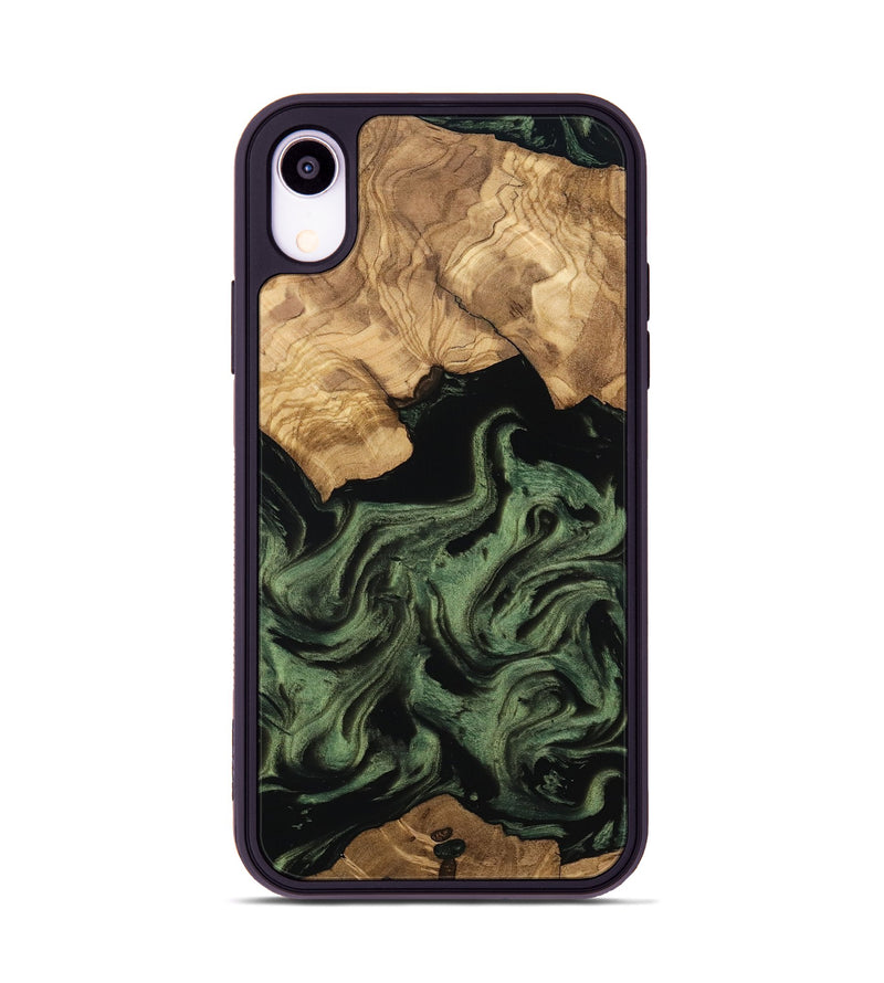 iPhone Xr Wood Phone Case - Eugene (Ancient Olive, 801695)