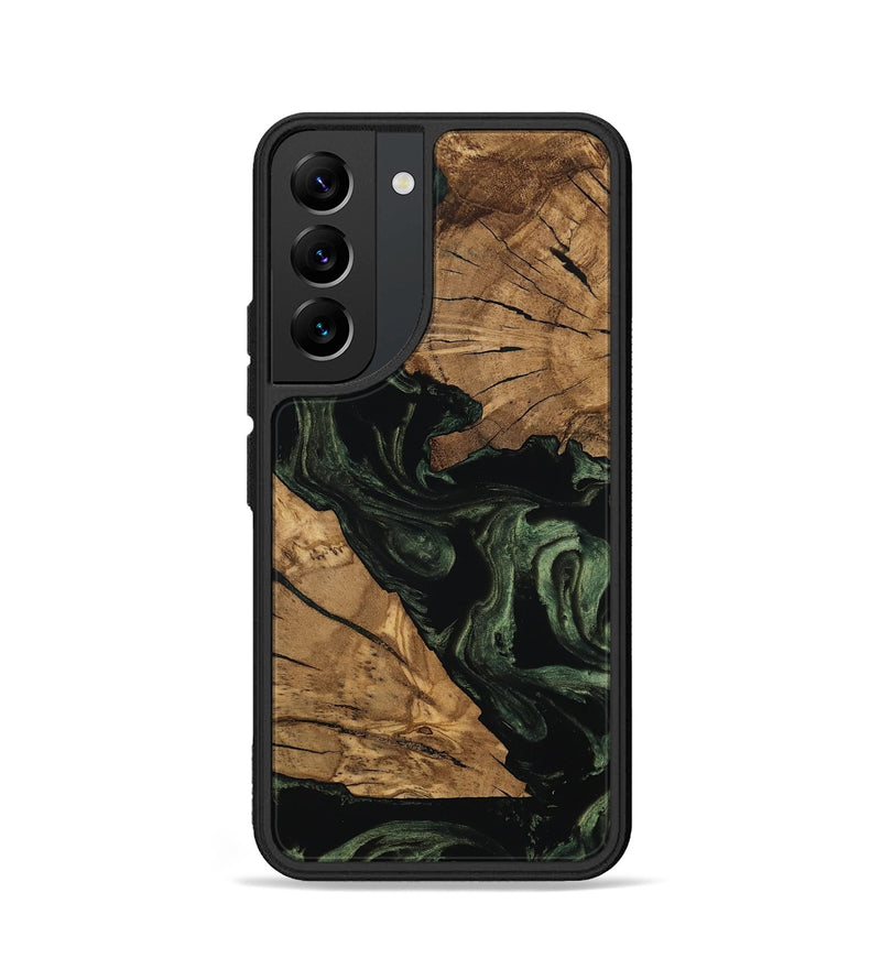 Galaxy S22 Wood Phone Case - Dandre (Ancient Olive, 801696)