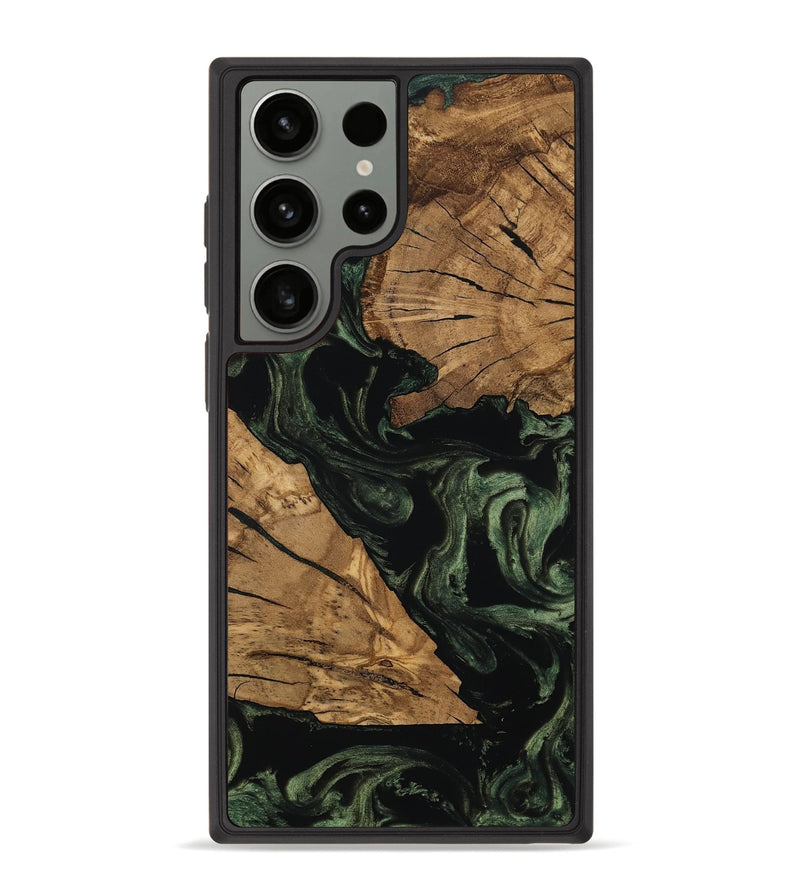 Galaxy S23 Ultra Wood Phone Case - Dandre (Ancient Olive, 801696)