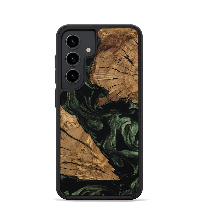 Galaxy S24 Wood Phone Case - Dandre (Ancient Olive, 801696)