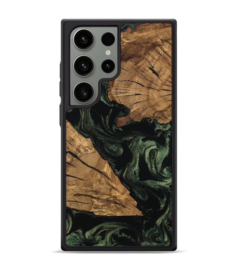 Galaxy S24 Ultra Wood Phone Case - Dandre (Ancient Olive, 801696)