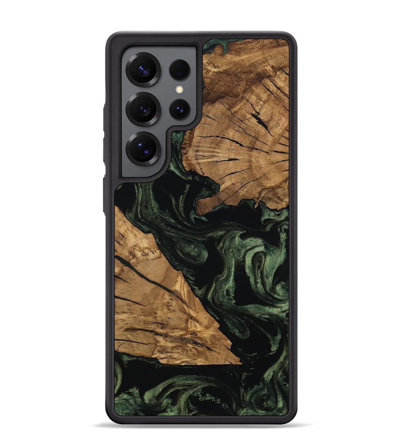 Galaxy S25 Ultra Wood Phone Case - Dandre (Ancient Olive, 801696)