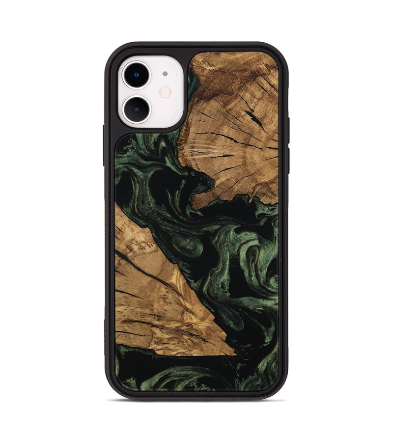 iPhone 11 Wood Phone Case - Dandre (Ancient Olive, 801696)