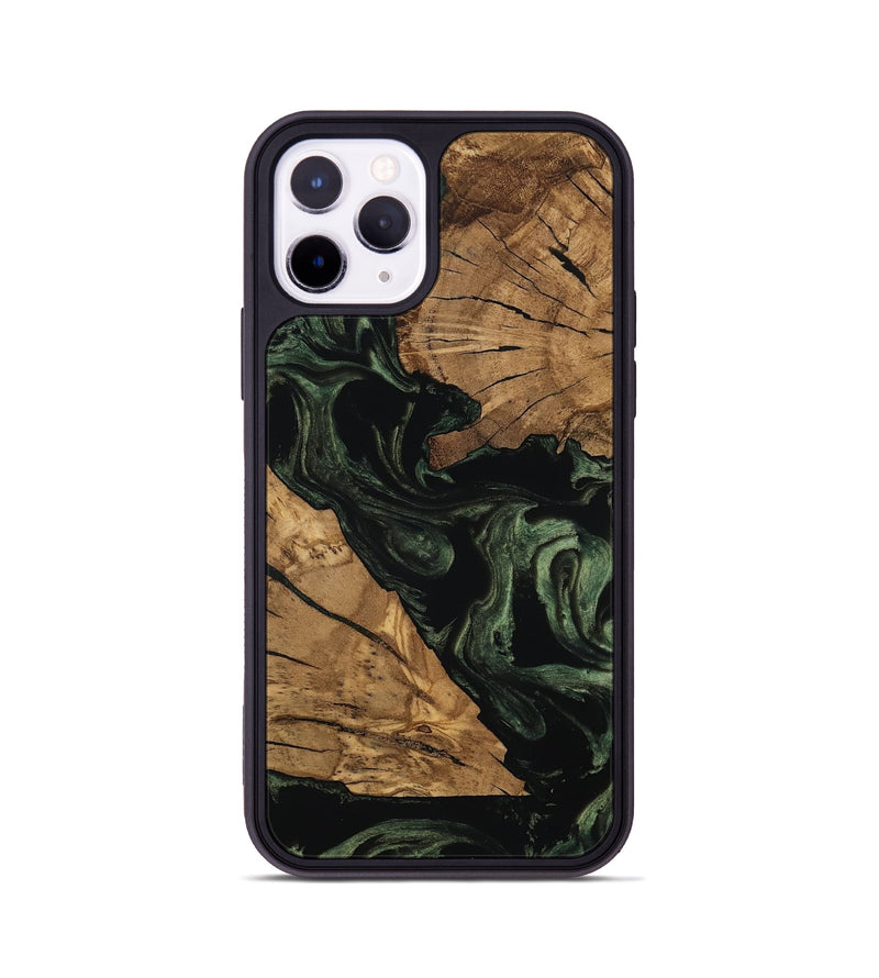 iPhone 11 Pro Wood Phone Case - Dandre (Ancient Olive, 801696)