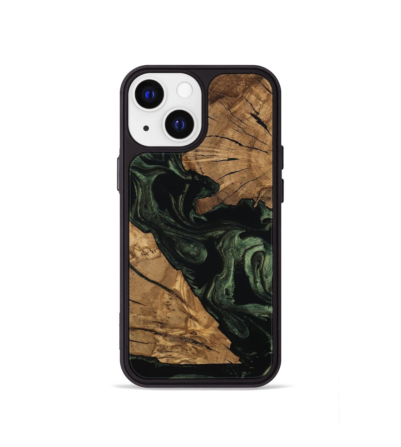iPhone 13 mini Wood Phone Case - Dandre (Ancient Olive, 801696)