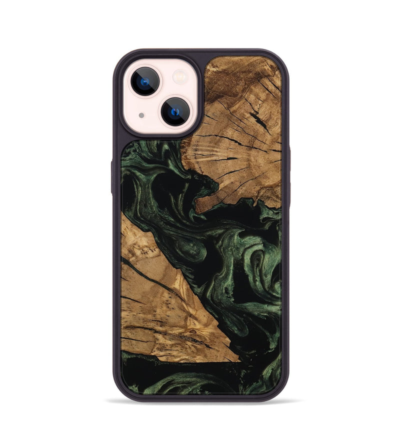 iPhone 14 Wood Phone Case - Dandre (Ancient Olive, 801696)