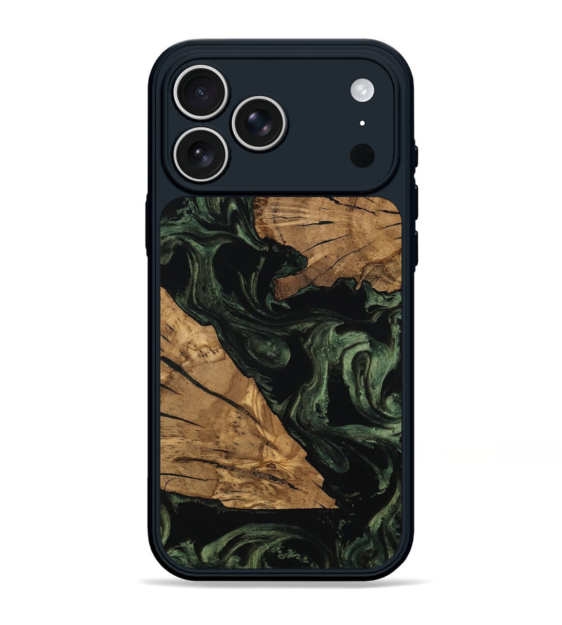 iPhone 17 Pro Max Wood Phone Case - Dandre (Ancient Olive, 801696)