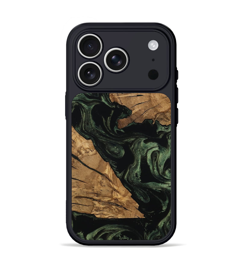 iPhone 17 Pro Wood Phone Case - Dandre (Ancient Olive, 801696)
