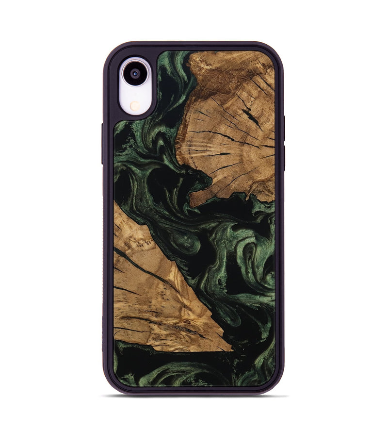 iPhone Xr Wood Phone Case - Dandre (Ancient Olive, 801696)