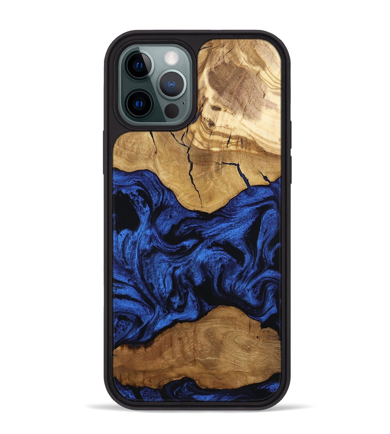 iPhone 12 Pro Max Wood Phone Case - Mya (Ancient Olive, 801697)
