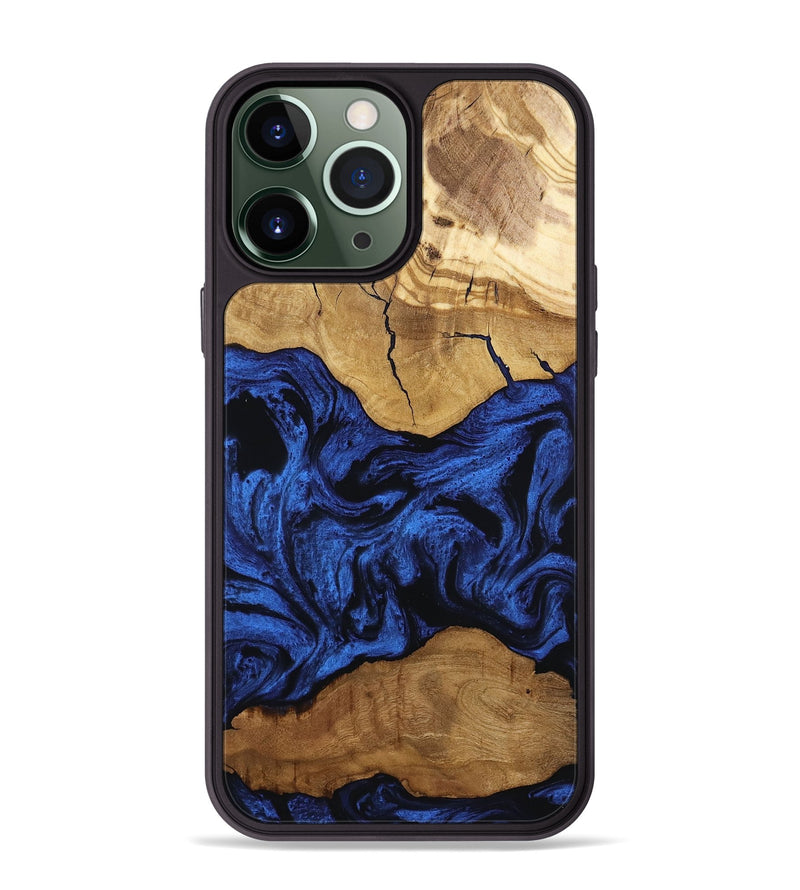 iPhone 13 Pro Max Wood Phone Case - Mya (Ancient Olive, 801697)