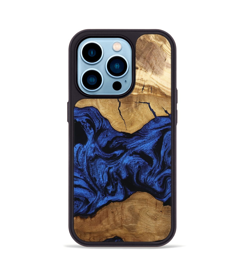 iPhone 14 Pro Wood Phone Case - Mya (Ancient Olive, 801697)