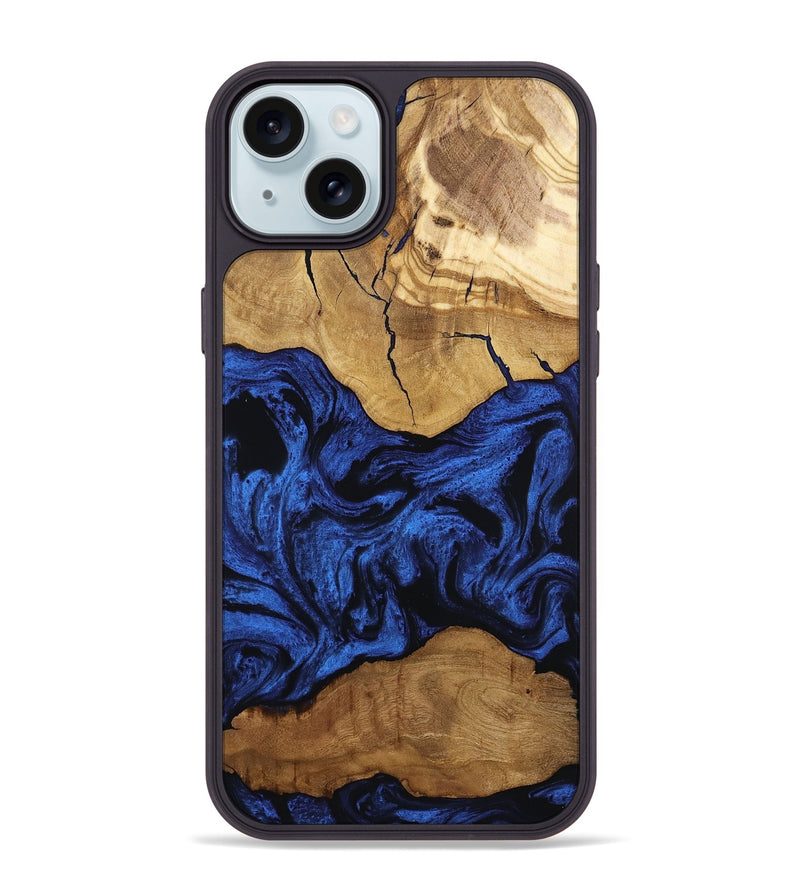 iPhone 15 Plus Wood Phone Case - Mya (Ancient Olive, 801697)
