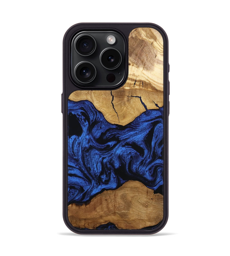 iPhone 15 Pro Wood Phone Case - Mya (Ancient Olive, 801697)