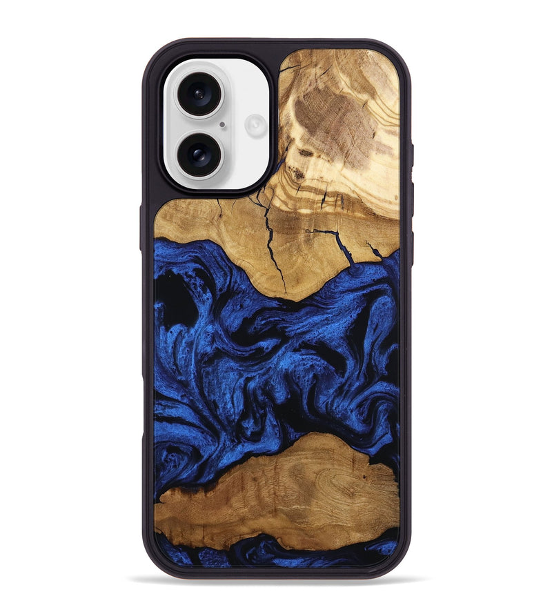 iPhone 16 Plus Wood Phone Case - Mya (Ancient Olive, 801697)