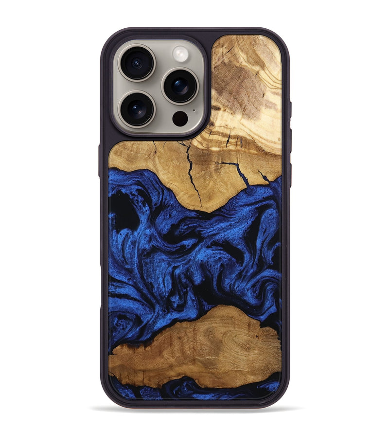 iPhone 16 Pro Max Wood Phone Case - Mya (Ancient Olive, 801697)