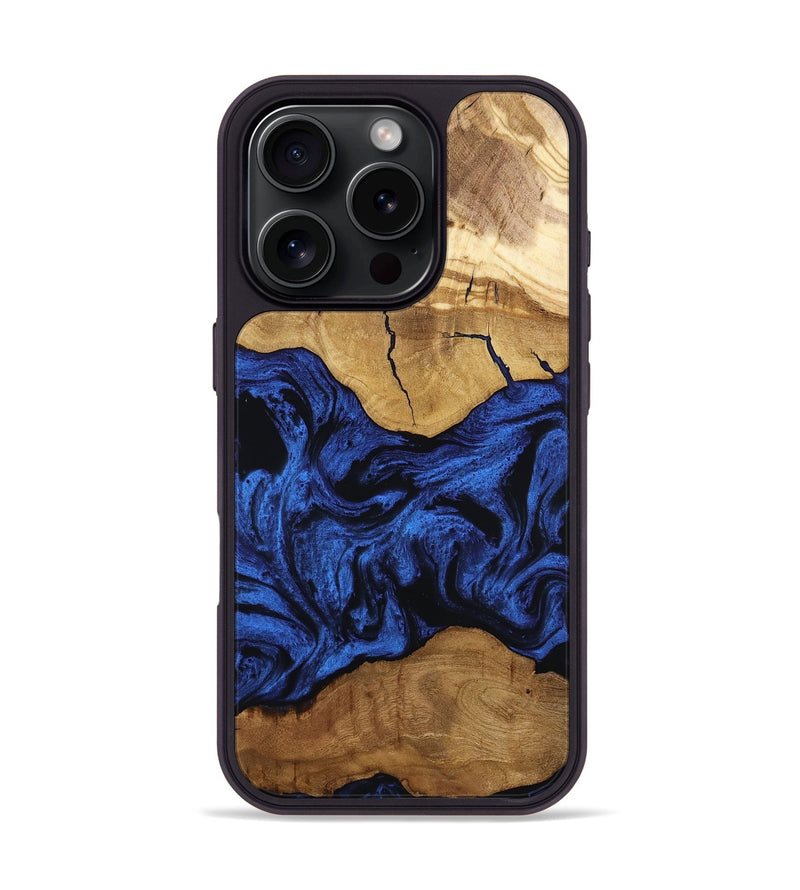 iPhone 16 Pro Wood Phone Case - Mya (Ancient Olive, 801697)