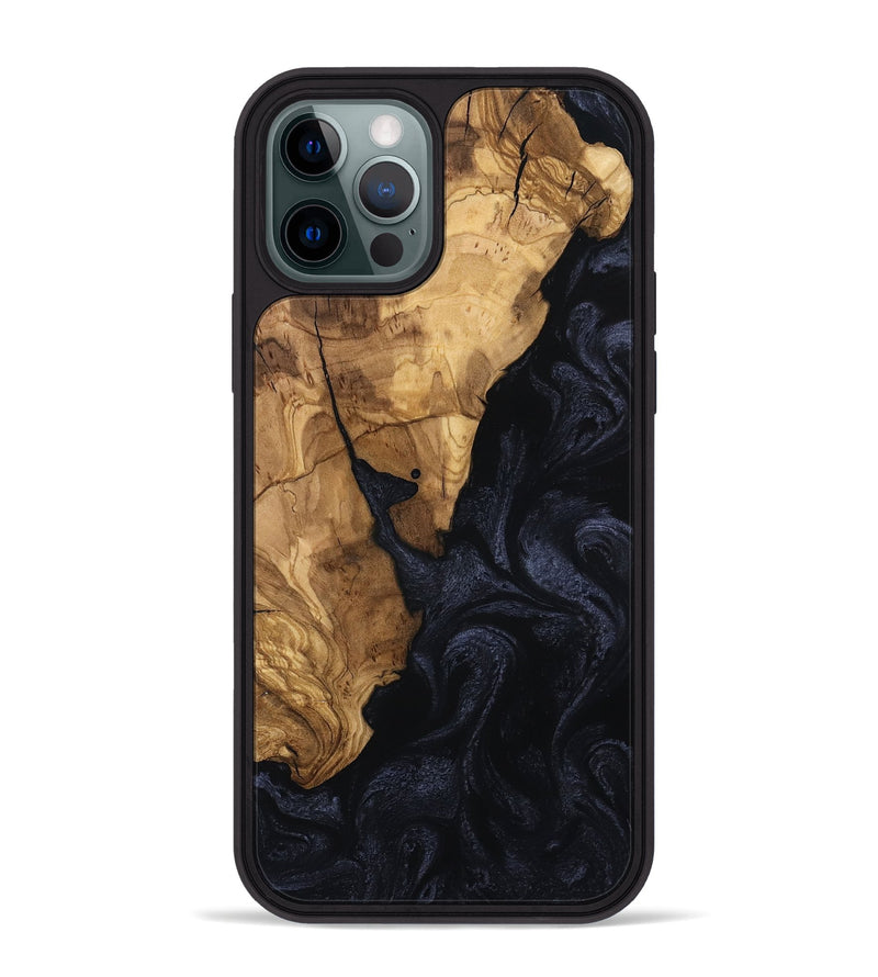 iPhone 12 Pro Max Wood Phone Case - Dylan (Ancient Olive, 801698)