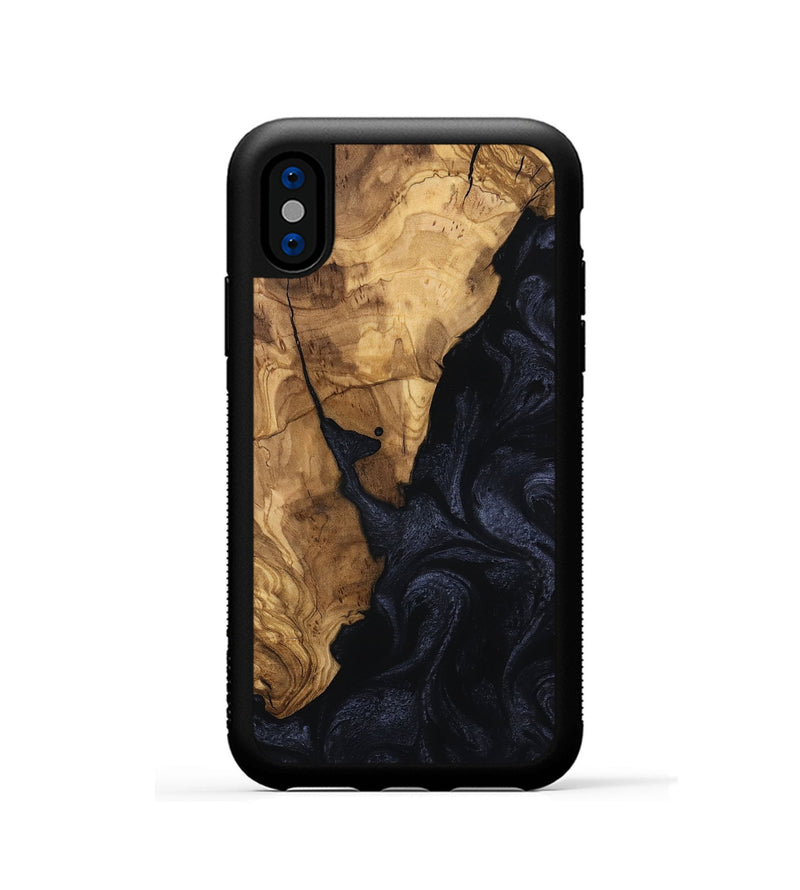 iPhone Xs Wood Phone Case - Dylan (Ancient Olive, 801698)