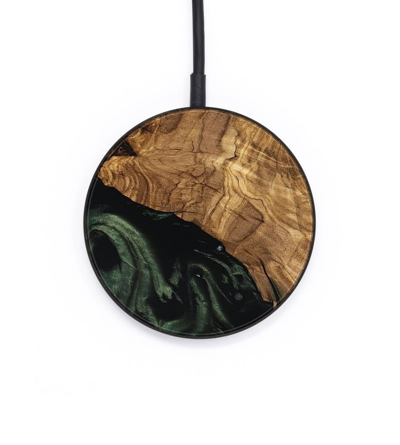Circle Wood Wireless Charger - Johan (Ancient Olive, 801699)