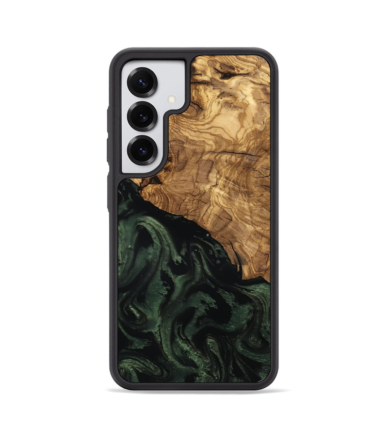 Galaxy S25 Wood Phone Case - Johan (Ancient Olive, 801699)
