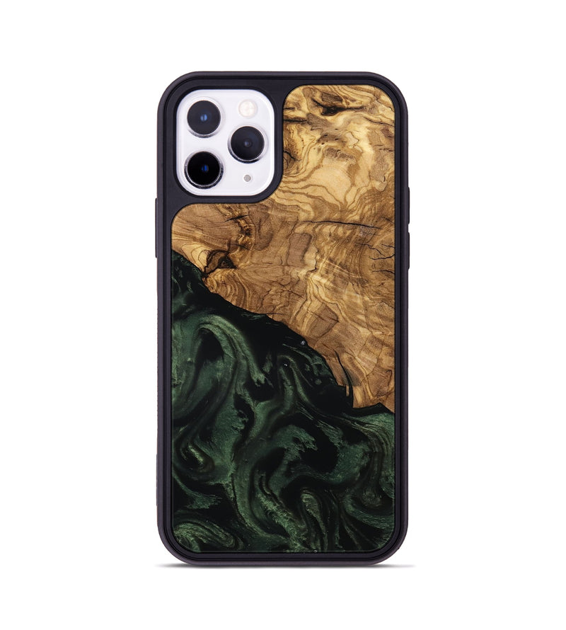 iPhone 11 Pro Wood Phone Case - Johan (Ancient Olive, 801699)