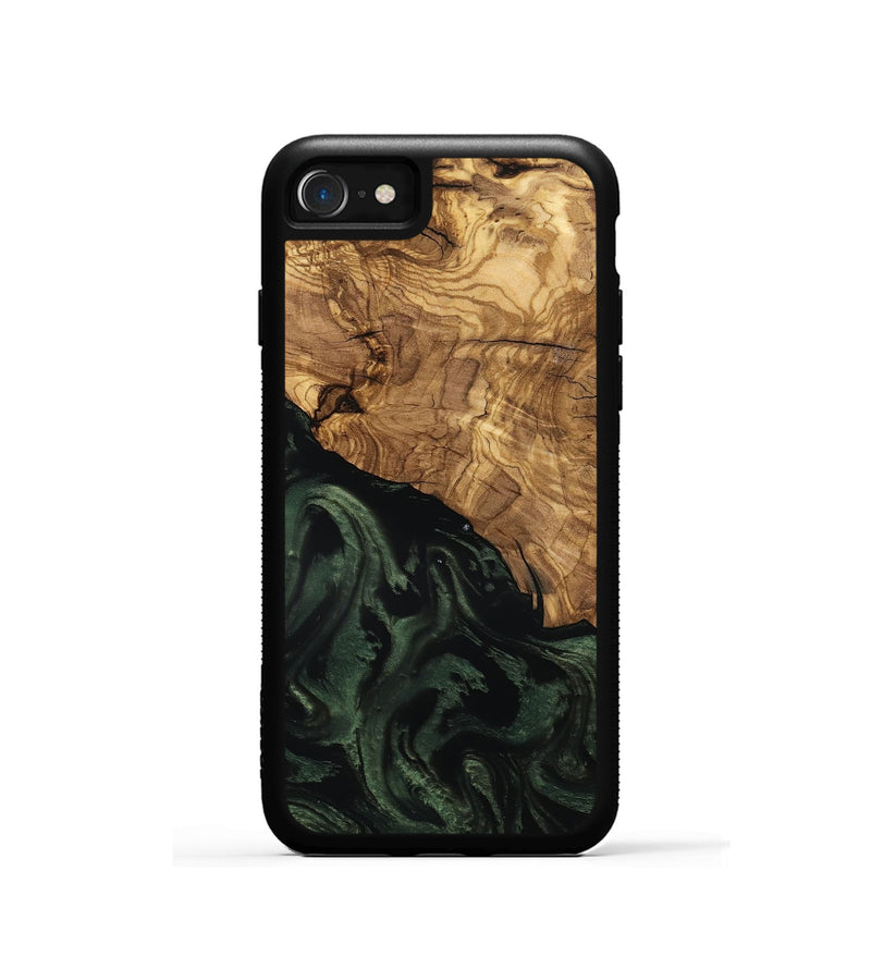 iPhone SE Wood Phone Case - Johan (Ancient Olive, 801699)