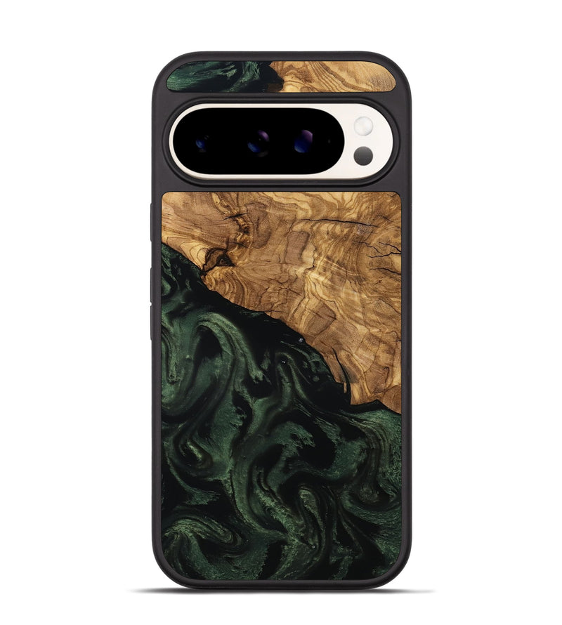 Pixel 9 Wood Phone Case - Johan (Ancient Olive, 801699)