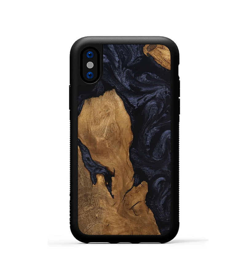 iPhone Xs Wood Phone Case - Darcy (Ancient Olive, 801700)