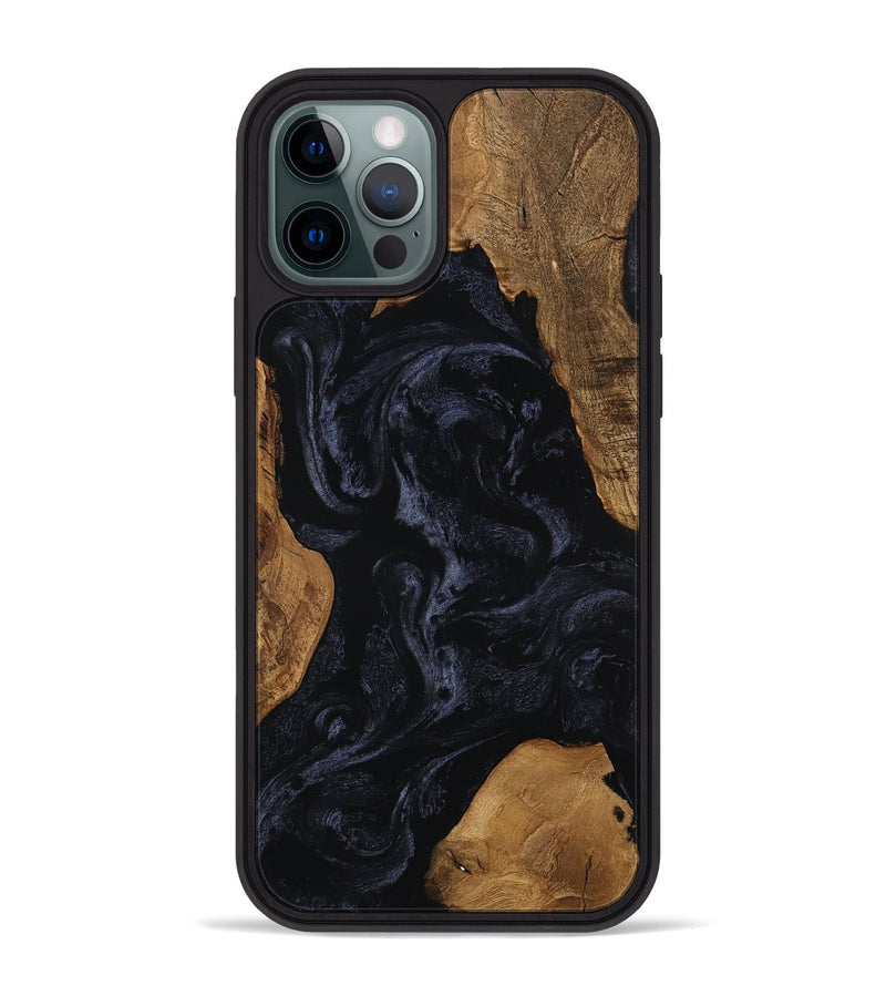 iPhone 12 Pro Max Wood Phone Case - Brennan (Ancient Olive, 801702)