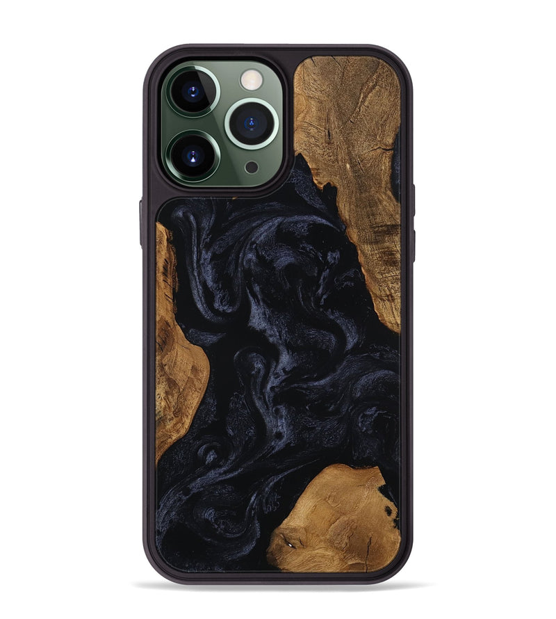 iPhone 13 Pro Max Wood Phone Case - Brennan (Ancient Olive, 801702)